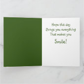 Carte Anniversaire du Golden Retriever (Intérieur)