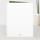 Carte Anniversaire du Golden Retriever (Dos)