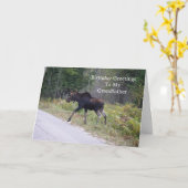 Carte Anniversaire du grand-père de la jeune orignal sur (Fleur jaune)