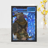 Carte Anniversaire du jeu d'ordinateur (Fleur jaune)