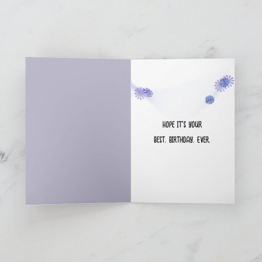 Carte Anniversaire du lac Mist (Intérieur)