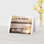 CARTE ANNIVERSAIRE DU MARI "ROMANTIQUE" & "TRÈS AMOUREUX (Fleur jaune)