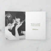 Carte Anniversaire du mariage de la période à l'intérieu (Intérieur)