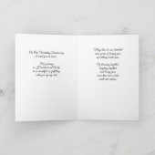 Carte Anniversaire du Mariage du mari sentimental Tulipe (Intérieur)