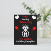 Carte Anniversaire du Mariage gay (Debout devant)