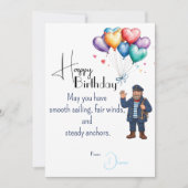 Carte Anniversaire du Marin (Devant)