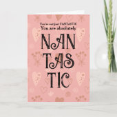 Carte Anniversaire du Meilleur Nan (Devant)