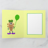 Carte Anniversaire du monstre de la pomme de terre (Intérieur)