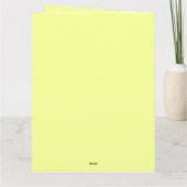 Carte Anniversaire du monstre de la pomme de terre (Dos)