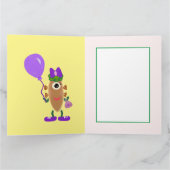 Carte Anniversaire du monstre de la pomme de terre (Intérieur)