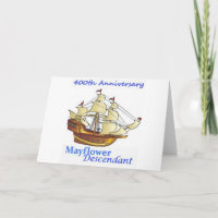 Anniversaire du navire à voile Descendant Mayflowe