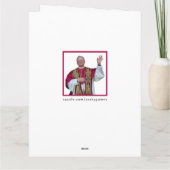 Carte Anniversaire du pape Léon (Dos)