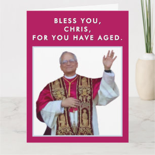 Carte Anniversaire du pape Léon