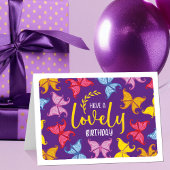 Carte Anniversaire du papillon