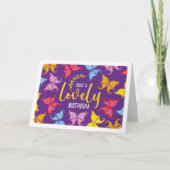 Carte Anniversaire du papillon (Devant)