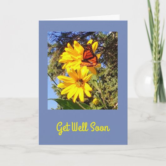 Carte Anniversaire du papillon (Devant)