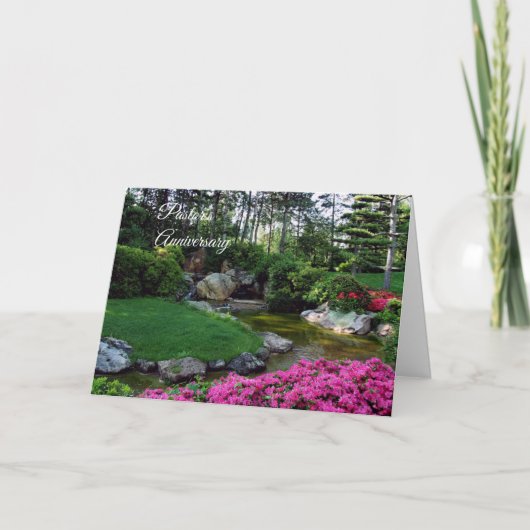 Carte Anniversaire du pasteur (Devant)