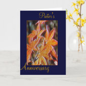 Carte Anniversaire du pasteur (Fleur jaune)