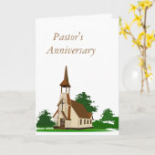 Carte Anniversaire du pasteur (Fleur jaune)