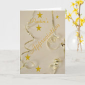 Carte Anniversaire du pasteur (Fleur jaune)