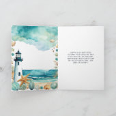 Carte Anniversaire du phare nautique (Intérieur)