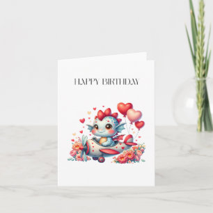 Carte Anniversaire du pilote de dragon