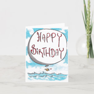 Carte Anniversaire du pingouin