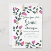 Carte Anniversaire du pique-nique (Devant)