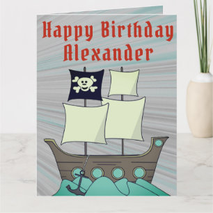 Carte Anniversaire du Pirate