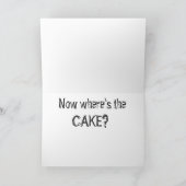 Carte Anniversaire du porc (Intérieur)