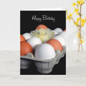 Carte Anniversaire du premier-né (Fleur jaune)