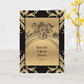 Carte Anniversaire du prêtre catholique Anges de l'ordin (Fleur jaune)