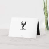 Carte Anniversaire du reptile (Dos)