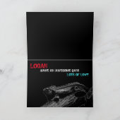 Carte Anniversaire du reptile (Intérieur)