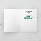 Carte Anniversaire du serpent (Intérieur)