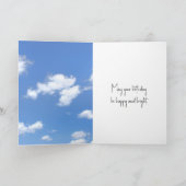 Carte Anniversaire du soleil (Intérieur)