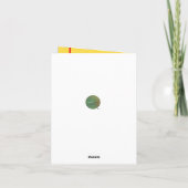 Carte Anniversaire du soleil (Dos)