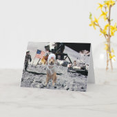 Carte Anniversaire du Space Lab (Fleur jaune)