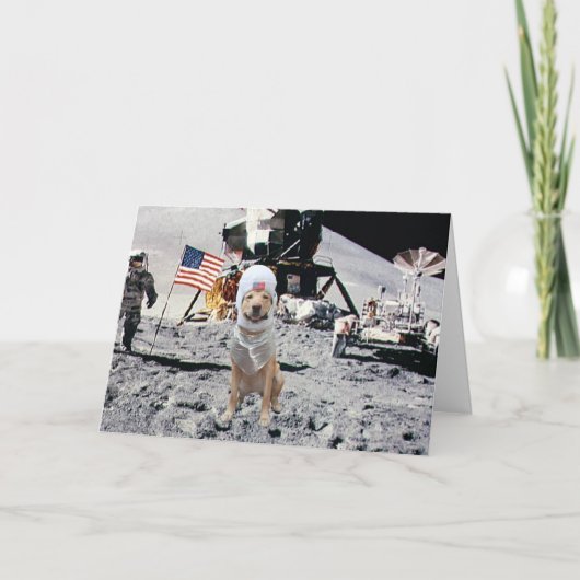 Carte Anniversaire du Space Lab (Devant)