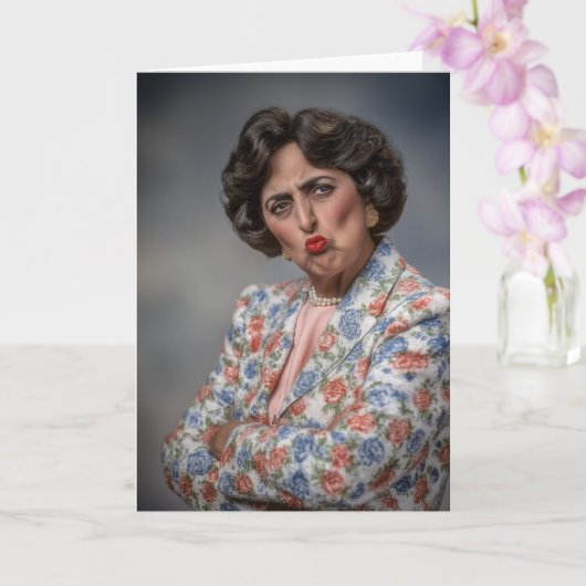 Carte Anniversaire du "Squeaker" (Orchidée)