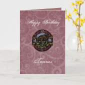 Carte Anniversaire du Taurus (Fleur jaune)