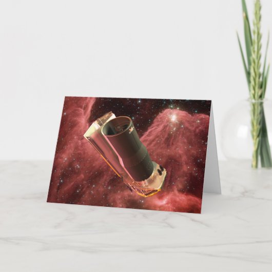 Carte Anniversaire du télescope spatial Spitzer (Devant)
