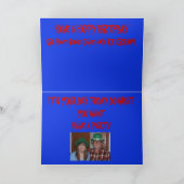 Carte Anniversaire du vieux crâne (Intérieur)