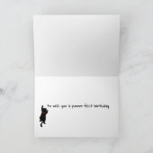 Carte Anniversaire du visage de chat perse (Intérieur)