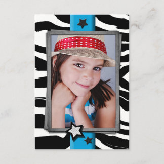 Carte Anniversaire du Zèbre