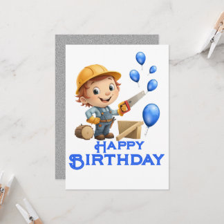 Carte Anniversaire d'un artisan