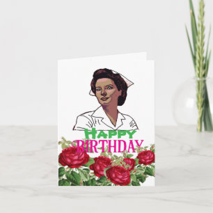 Carte Anniversaire d'une infirmière