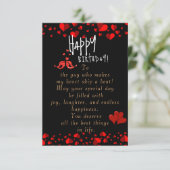 Carte anniversaire écrasant (Debout devant)