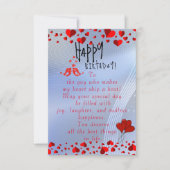 Carte anniversaire écrasant (Devant)