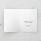 Carte Anniversaire écriture dorée cuir Brun et Bleu Rust (Intérieur)